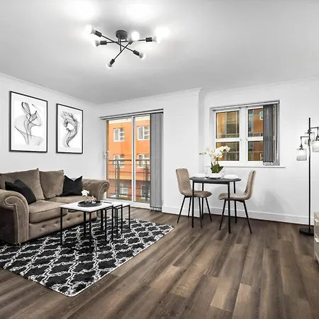 Apartment Luxury - Centre - Smart Tv - Wifi - Balcony - 4qb Birmingham